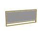 Hanah Home Espejo Decorativo Polka - Blanco y Dorado